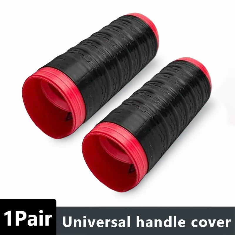 Enhance Your Ride with SEAMETAL Universal Motorcycle Silicone Handlebar Covers - Non-Slip, Self-Shrinking Grip Protection