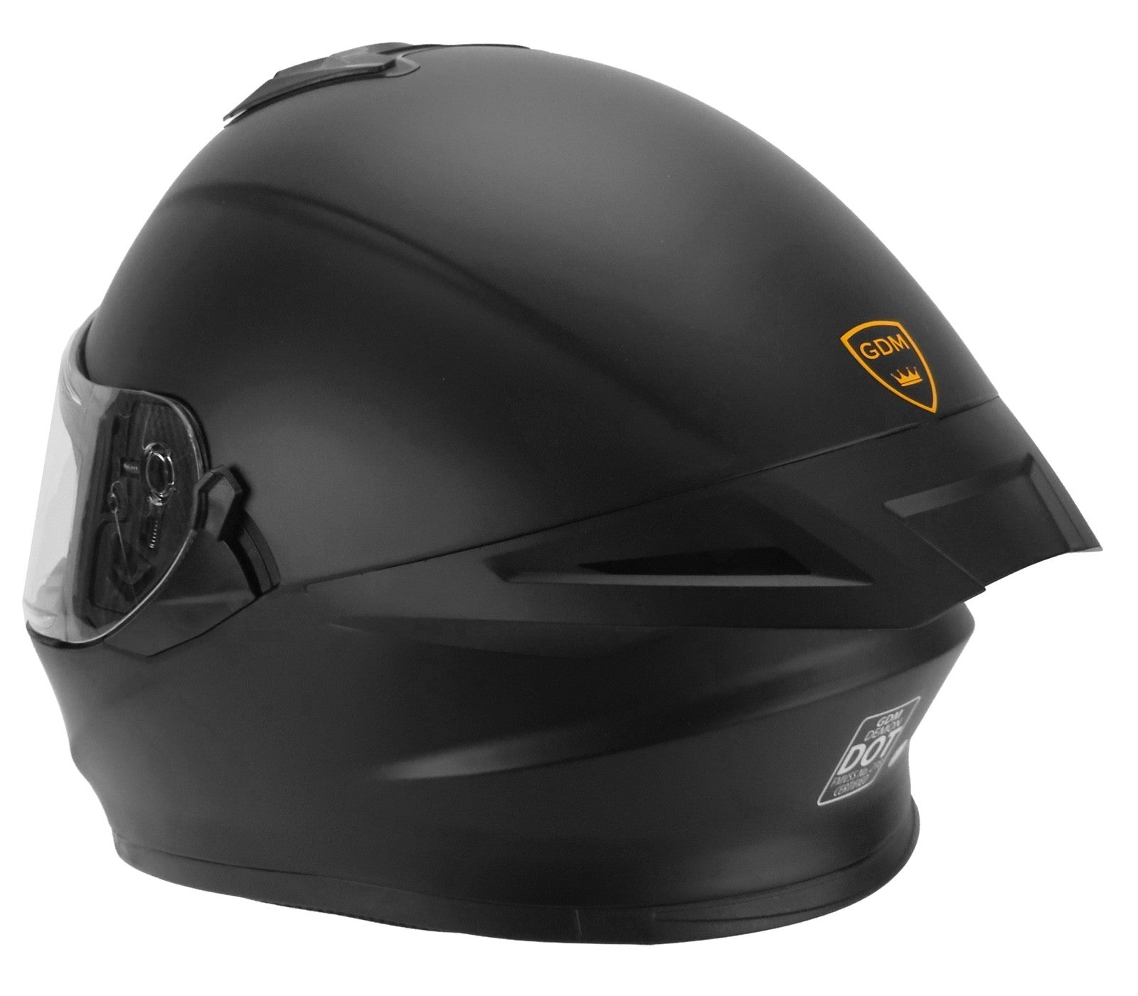 NEW Motorcycle Helmets DOT Full Face Matte Black + SHIELD OPTIONS - S M L XL XXL