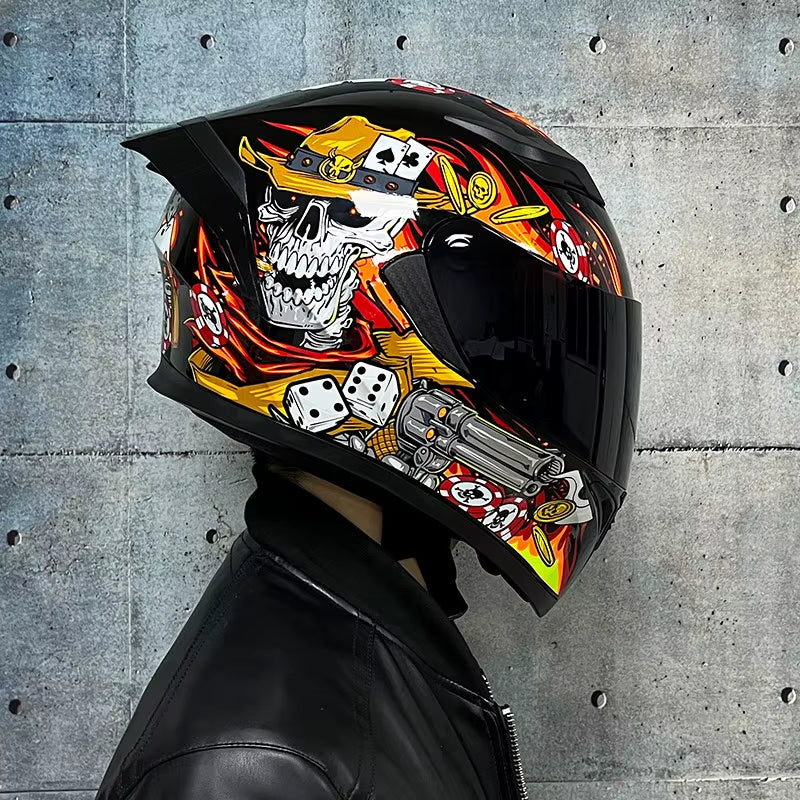Brand New Genuine JIEKAI 316 High Quality Full Face Motorcycle Helmet Men Racing Motorcycle Helmet Capacitance