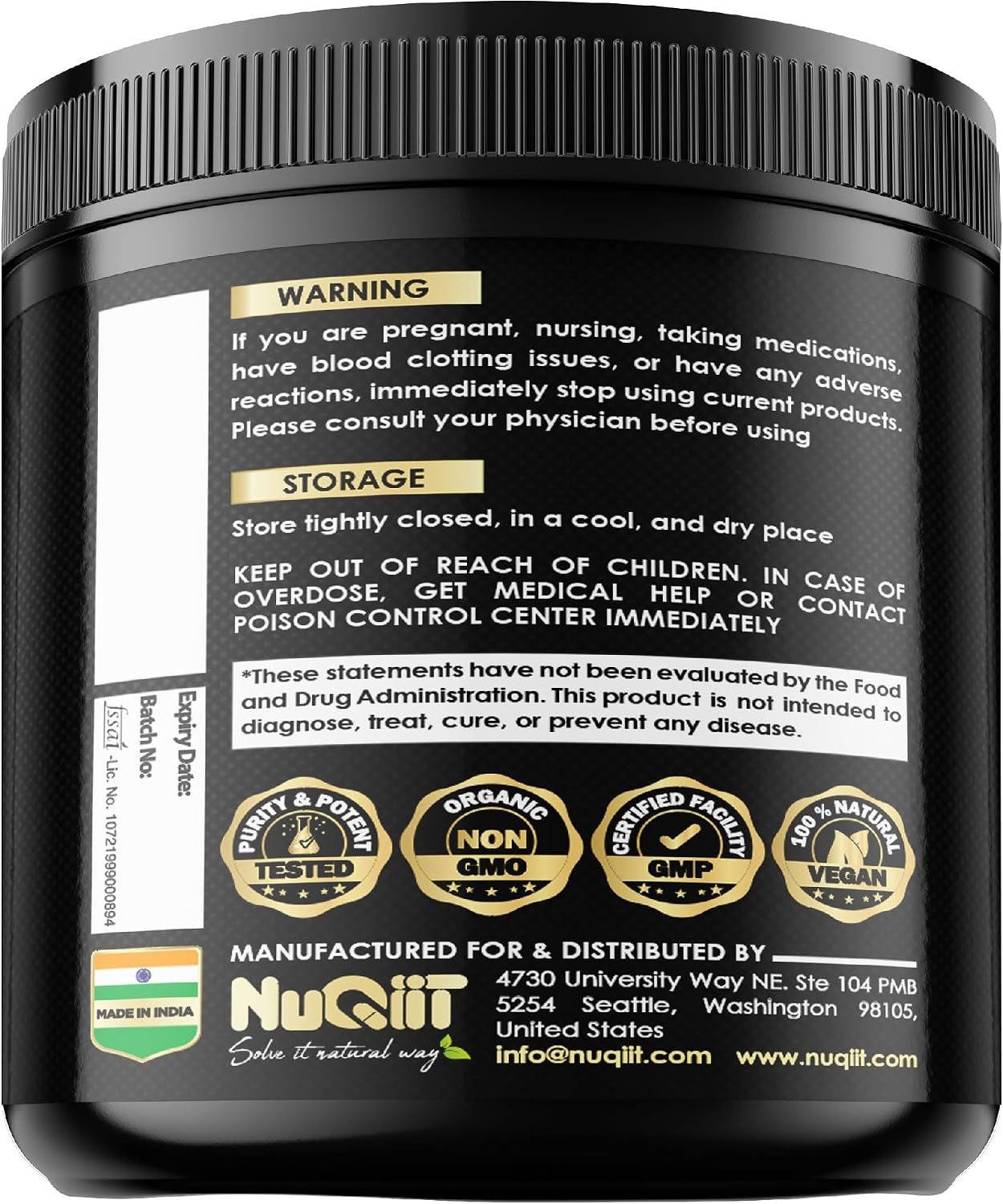 3In1 GABA Supplements 750Mg L-Theanine 200Mg & 5-HTP (5-Hydroxytryptophan) - Equivalent to 1000Mg - Support Brain Health, Concentration, Comfortable Mood - 90 Capsules