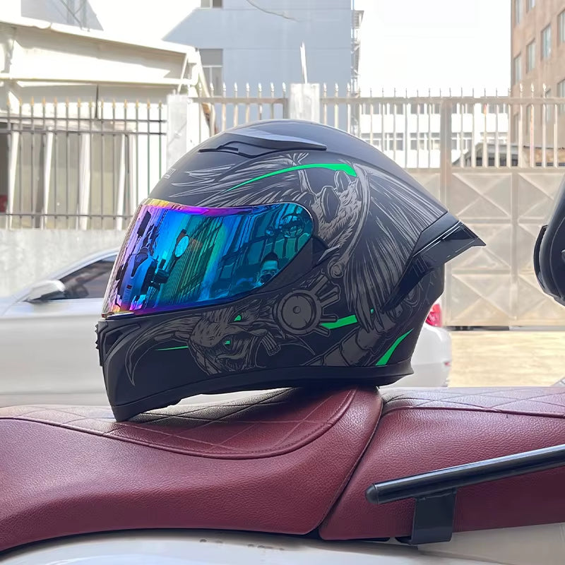 Brand New Genuine JIEKAI 316 High Quality Full Face Motorcycle Helmet Men Racing Motorcycle Helmet Capacitance