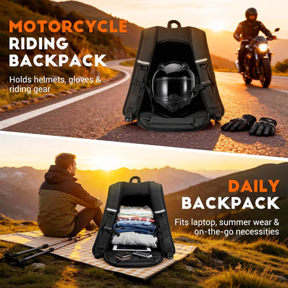 Motorcycle Helmet Backpack