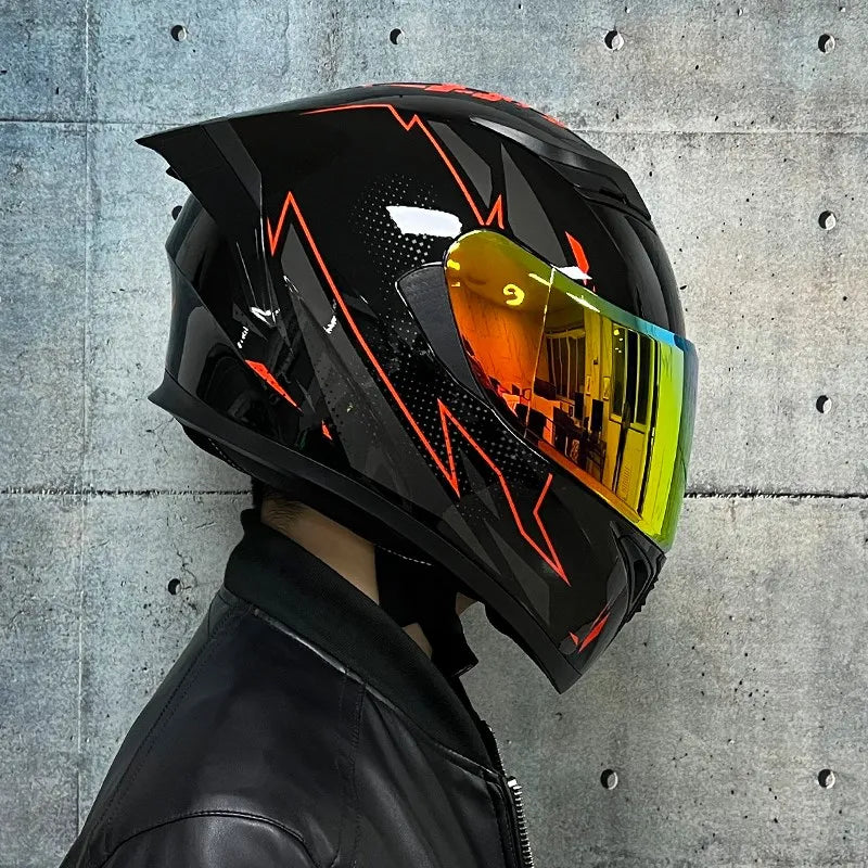 Brand New Genuine JIEKAI 316 High Quality Full Face Motorcycle Helmet Men Racing Motorcycle Helmet Capacitance