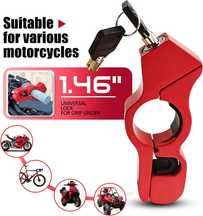 Ultimate Motorcycle Security: Helmet & Brake Lock Combo for Complete Theft Protection of Your Bike and Gear