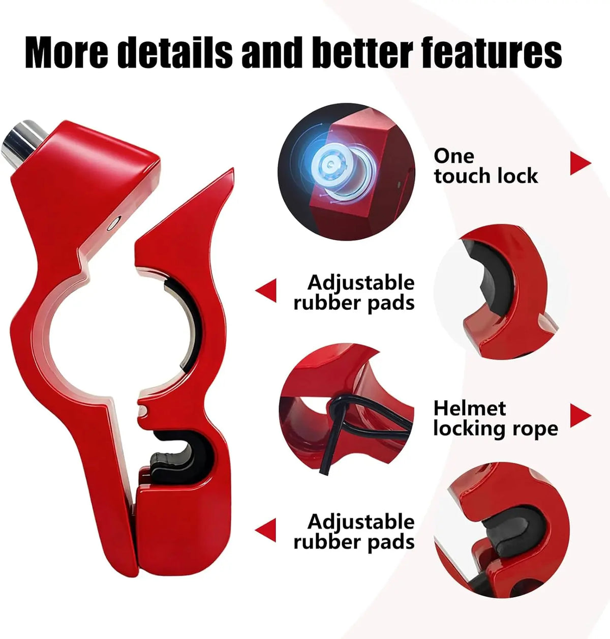 Ultimate Motorcycle Security: Helmet & Brake Lock Combo for Complete Theft Protection of Your Bike and Gear