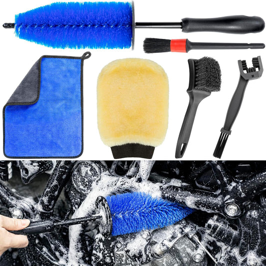 Motorcycle Wash & Detail Kit · 6 Pieces