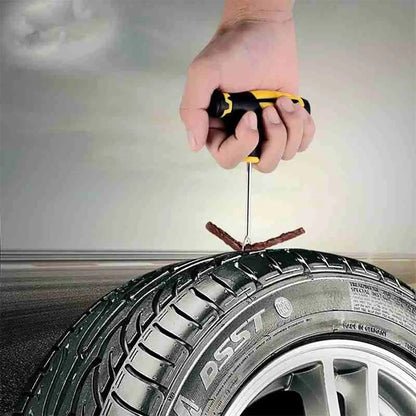 Motorcycle Tire Repair Kit Car Puncture Plug Tools Tyre Puncture Emergency for Tire Strips Stirring Glue Repair Tool Kit