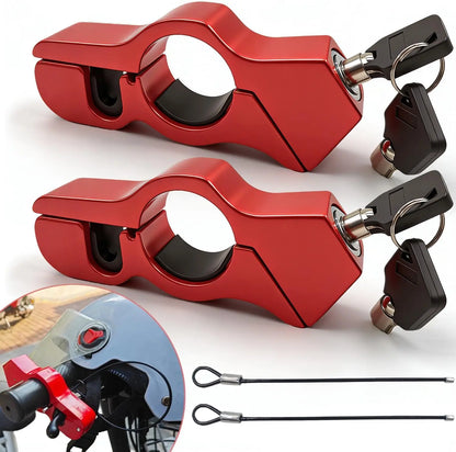 Ultimate Motorcycle Security: Helmet & Brake Lock Combo for Complete Theft Protection of Your Bike and Gear