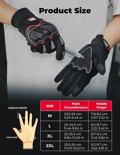 Summer Motorcycle Gloves CE 1KP Riding Gloves Hard Knuckle Touchscreen Motorbike Tactical Gloves for Dirt Bike Motocross ATV UTV