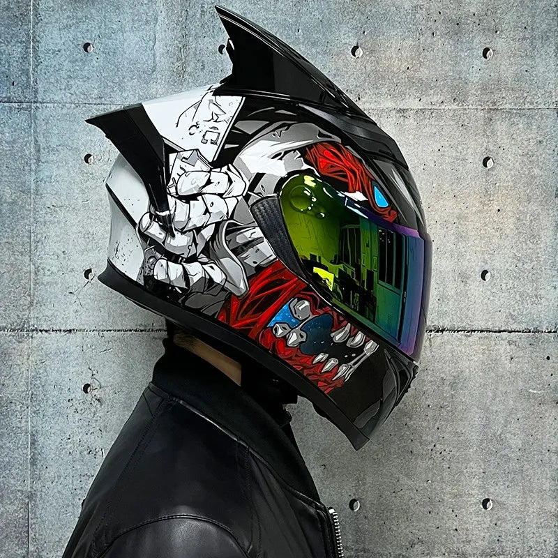 Brand New Genuine JIEKAI 316 High Quality Full Face Motorcycle Helmet Men Racing Motorcycle Helmet Capacitance
