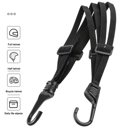 SEAMETAL Motorcycle Elastic Rope Motorcycle Helmet Fixed Strap Adjustment Fix Rope 60Cm/90Cm