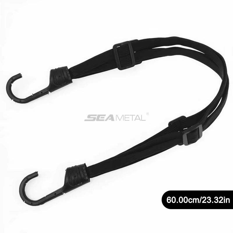SEAMETAL Motorcycle Elastic Rope Motorcycle Helmet Fixed Strap Adjustment Fix Rope 60Cm/90Cm