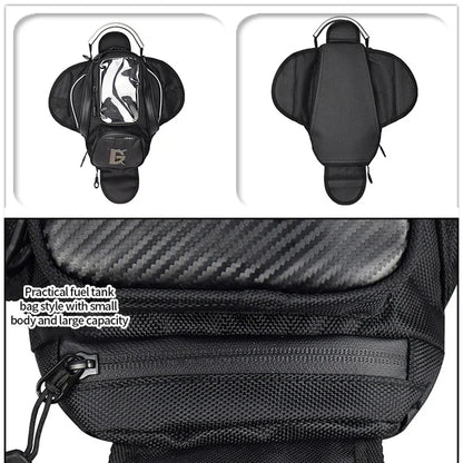 Motorcycle Fuel Tank Bag Touchable Navigation Magnet Bag Motorbike Dust Bag Motorcycle Rider Satchel Fanny Pack Equipment