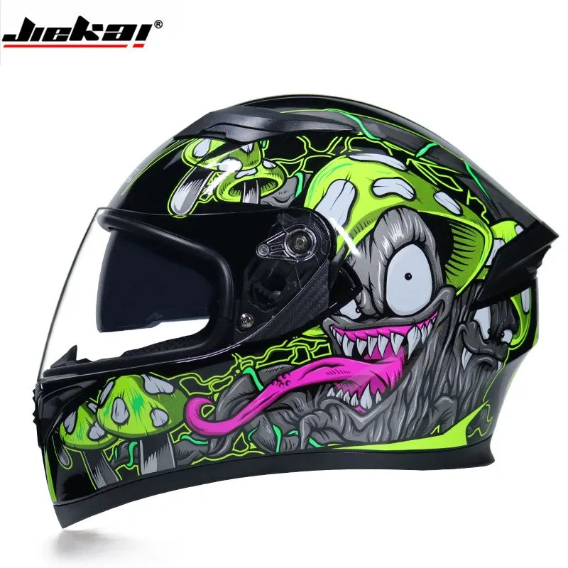 Brand New Genuine JIEKAI 316 High Quality Full Face Motorcycle Helmet Men Racing Motorcycle Helmet Capacitance