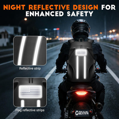Motorcycle Helmet Backpack