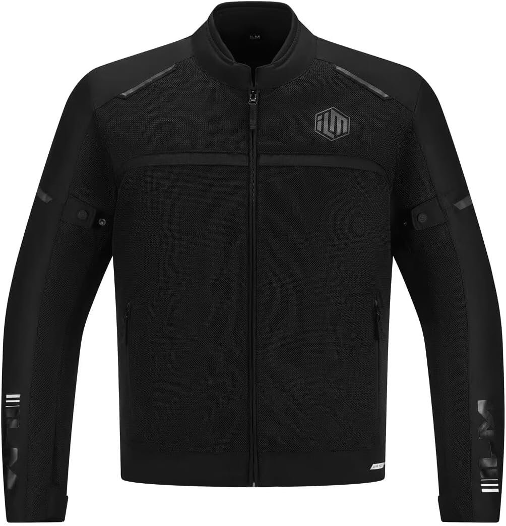 Ultimate Motorcycle Riding Jacket for Men - Featuring Mesh CE Armor and Detachable Thermal Liner for All-Season Comfort