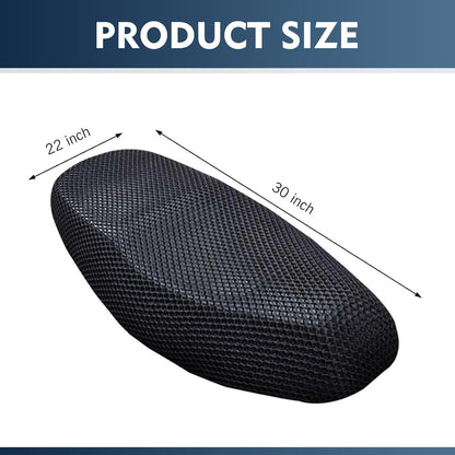 Transform Your Ride with the Ultimate Motorcycle Scooter Moped Seat Cover - Breathable, Anti-Slip Comfort for Every Journey!