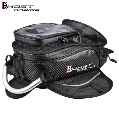 Motorcycle Fuel Tank Bag Touchable Navigation Magnet Bag Motorbike Dust Bag Motorcycle Rider Satchel Fanny Pack Equipment