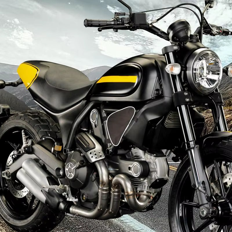 Compact Motorcycle Frame Bags · 2-Piece Set