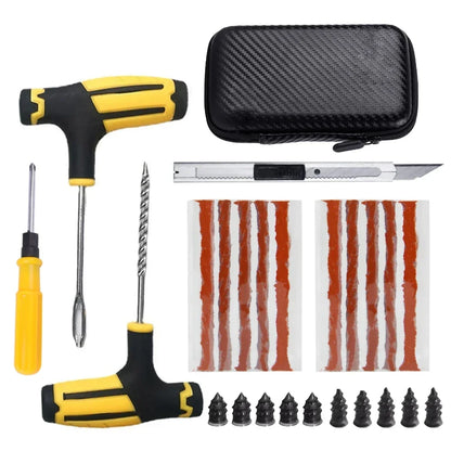 Motorcycle Tire Repair Kit Car Puncture Plug Tools Tyre Puncture Emergency for Tire Strips Stirring Glue Repair Tool Kit