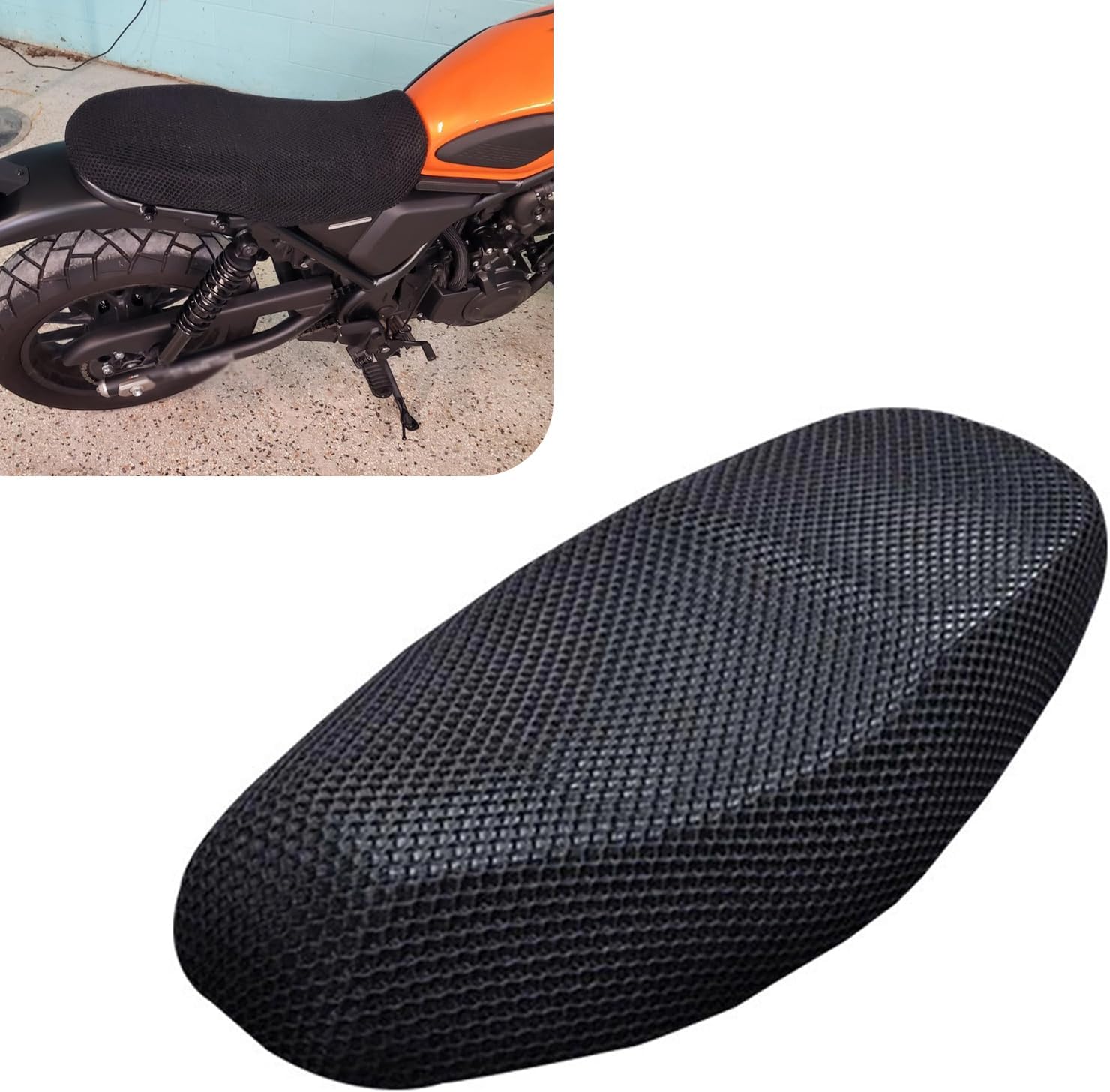 Transform Your Ride with the Ultimate Motorcycle Scooter Moped Seat Cover - Breathable, Anti-Slip Comfort for Every Journey!