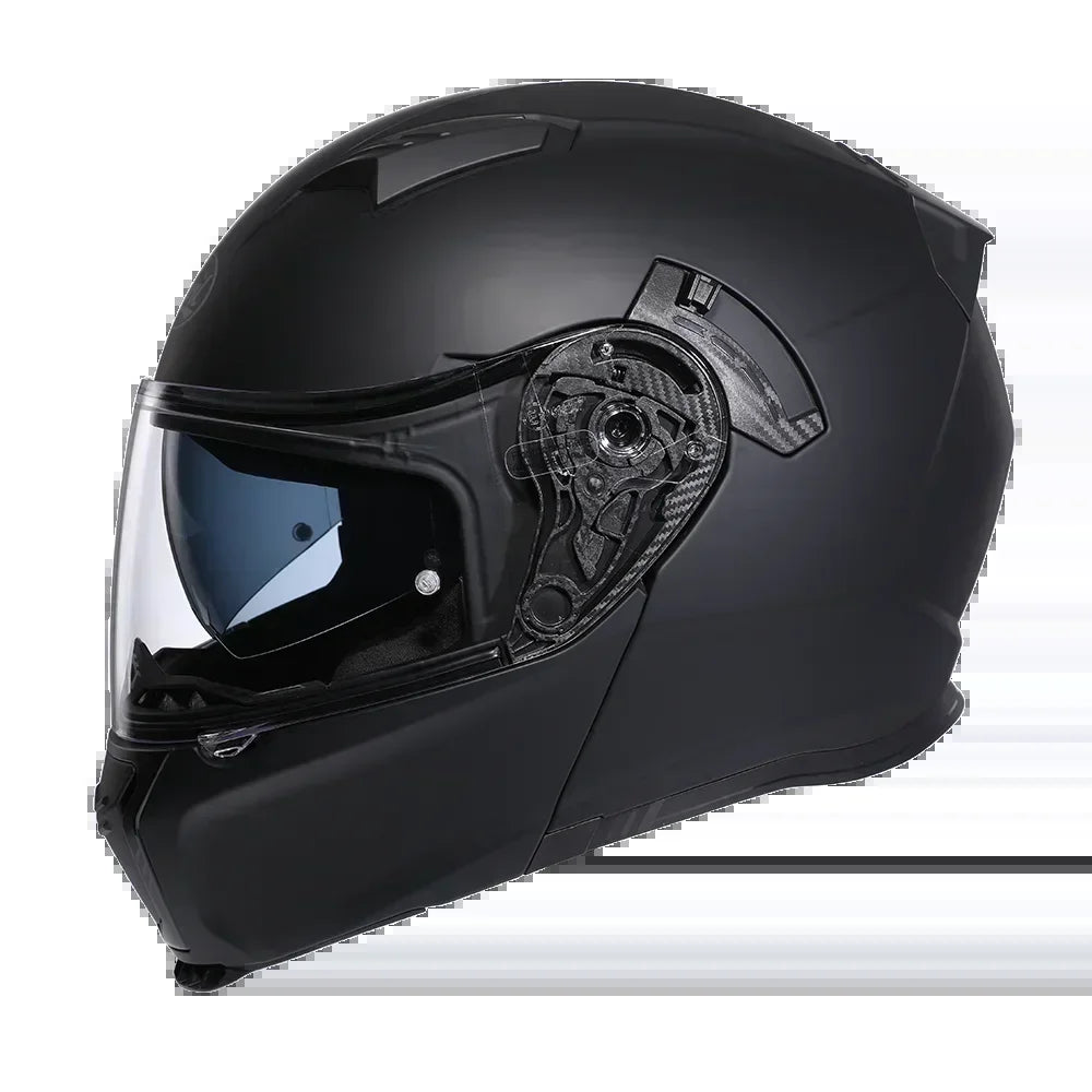 Flip up Motorcycle Helmet with Sunglasses Visor Dual Lens Full Face Moto Helmet  Motorcycle Helmets Motorcycle Equipments