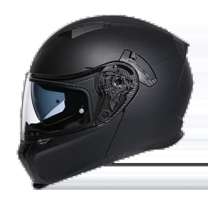 Flip up Motorcycle Helmet with Sunglasses Visor Dual Lens Full Face Moto Helmet  Motorcycle Helmets Motorcycle Equipments