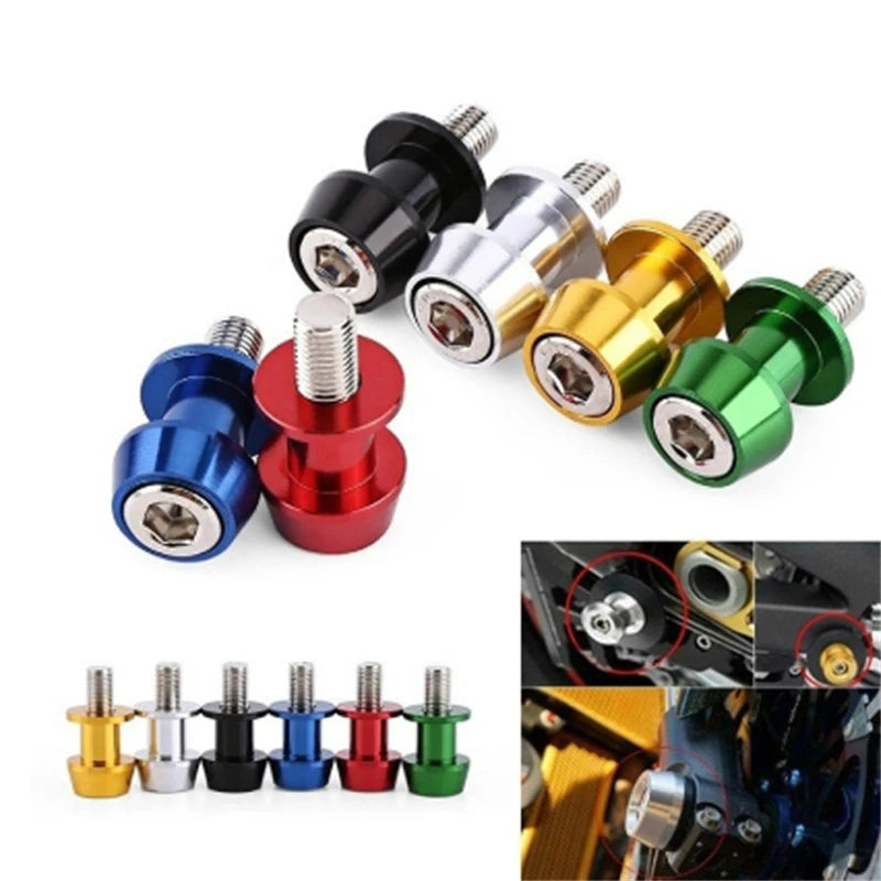8Mm Aluminum Motorcycle Stand Swingarm Spools Slider Stand Screw Swingarm Motorcycle Accessory 2024 New Brand