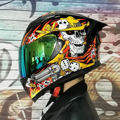 Brand New Genuine JIEKAI 316 High Quality Full Face Motorcycle Helmet Men Racing Motorcycle Helmet Capacitance