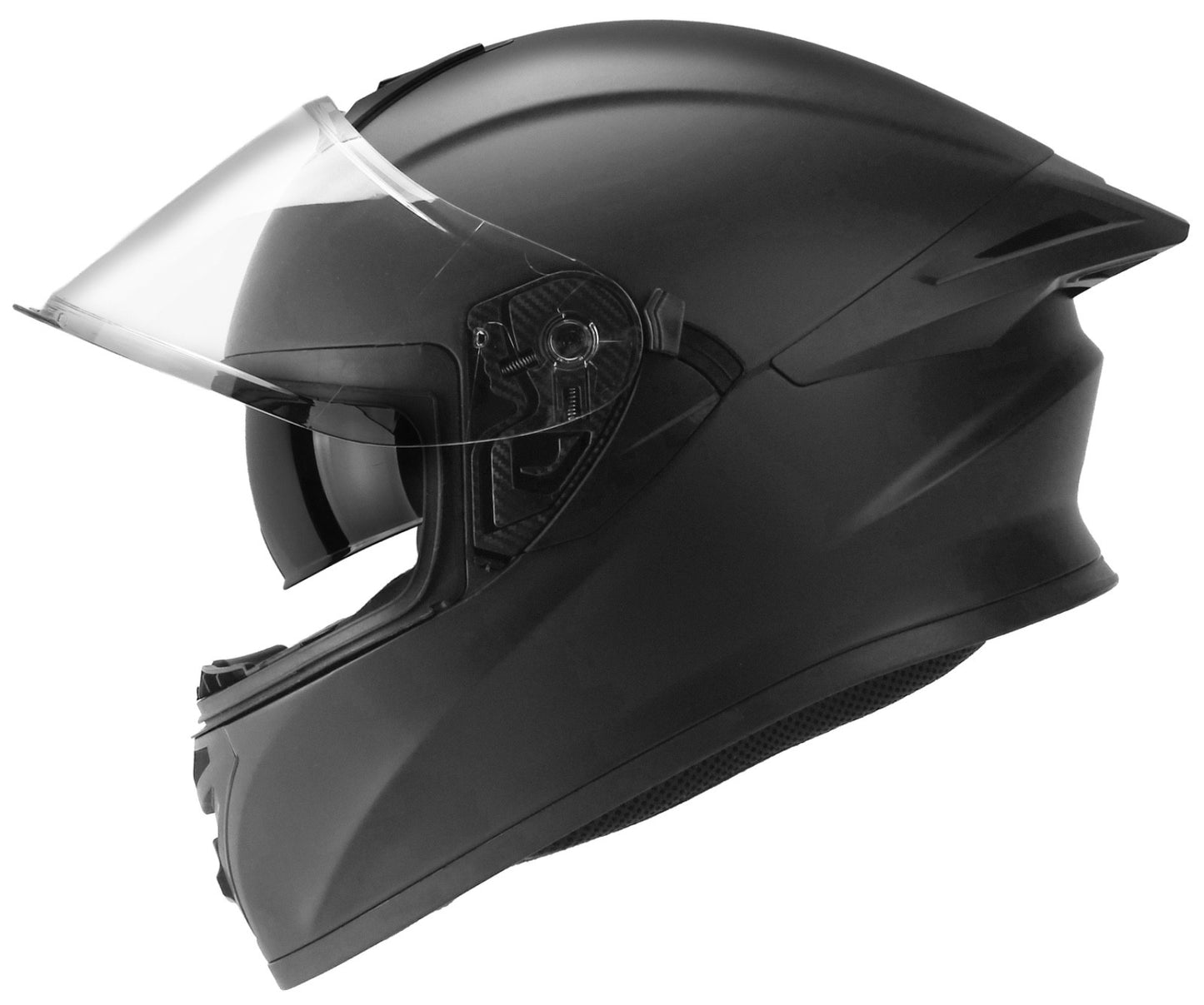 NEW Motorcycle Helmets DOT Full Face Matte Black + SHIELD OPTIONS - S M L XL XXL