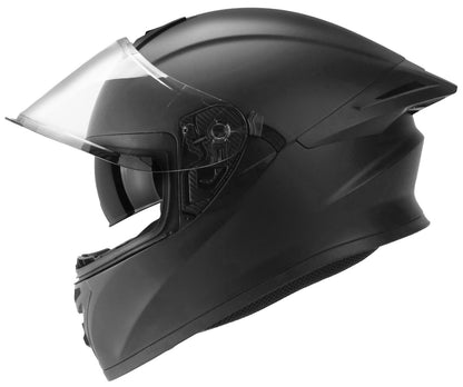 NEW Motorcycle Helmets DOT Full Face Matte Black + SHIELD OPTIONS - S M L XL XXL