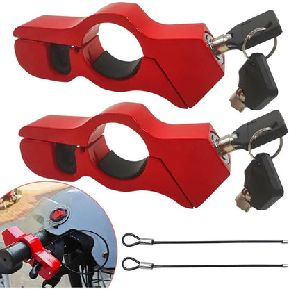 Ultimate Motorcycle Security: Helmet & Brake Lock Combo for Complete Theft Protection of Your Bike and Gear