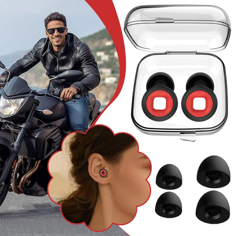 Silicone Motorcycle Earplugs