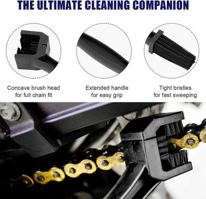 Ultimate Portable Chain Cleaner for Motorcycles and Road Bikes - Keep Your Ride in Top Shape!