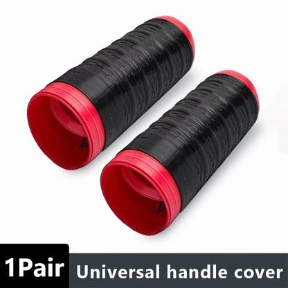 Enhance Your Ride with SEAMETAL Universal Motorcycle Silicone Handlebar Covers - Non-Slip, Self-Shrinking Grip Protection
