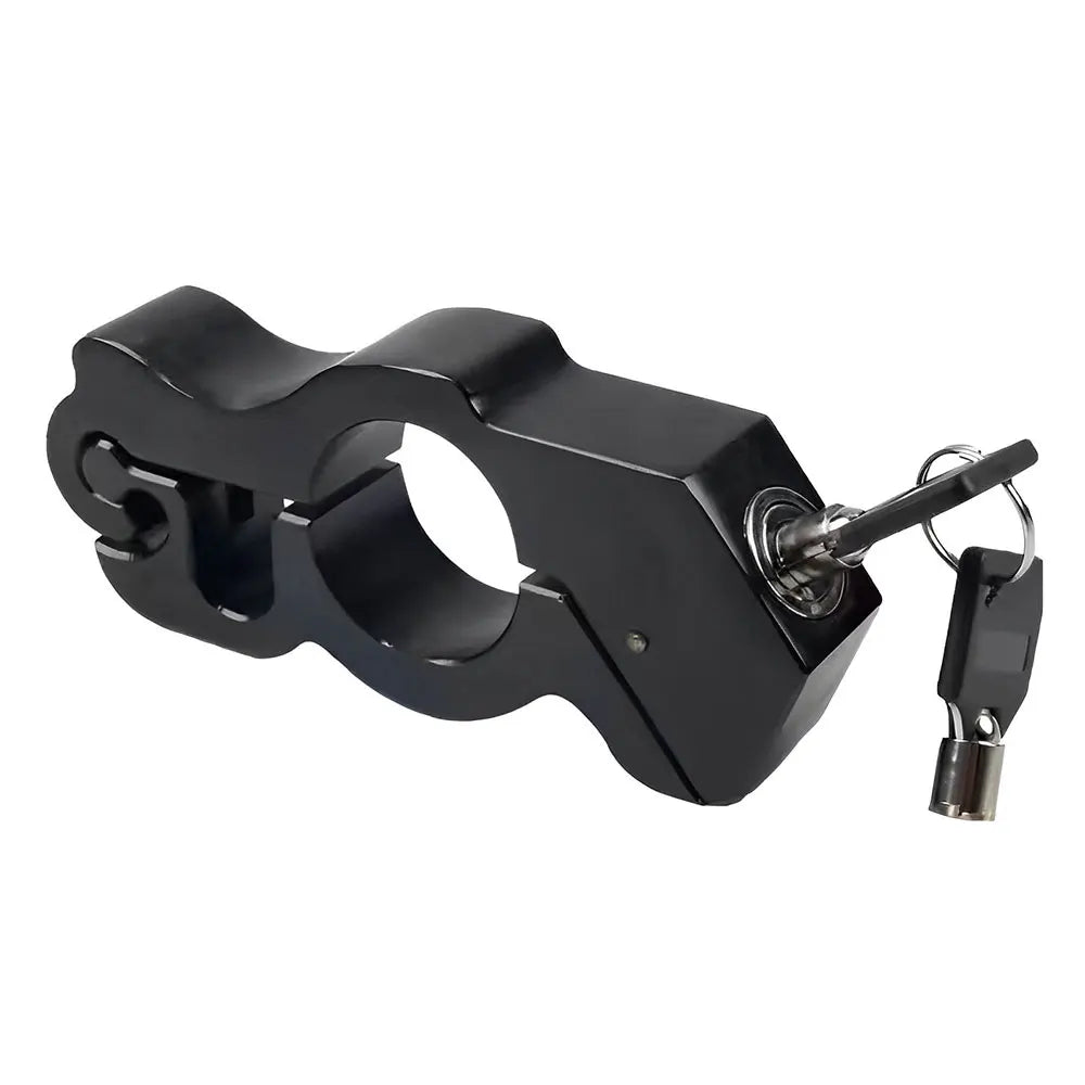 Secure Your Ride: 1PCS Anti-Theft Motorcycle Handlebar Lock - Durable Aluminum Alloy Brake Lock for Bikes and ATVs