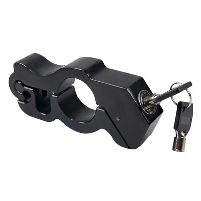 Secure Your Ride: 1PCS Anti-Theft Motorcycle Handlebar Lock - Durable Aluminum Alloy Brake Lock for Bikes and ATVs