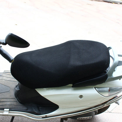 Upgrade Your Ride with the DSYCAR Anti-Slip 3D Mesh Fabric Seat Cover - Breathable, Waterproof, and Comfort-Enhancing for Motorcycles and Scooters