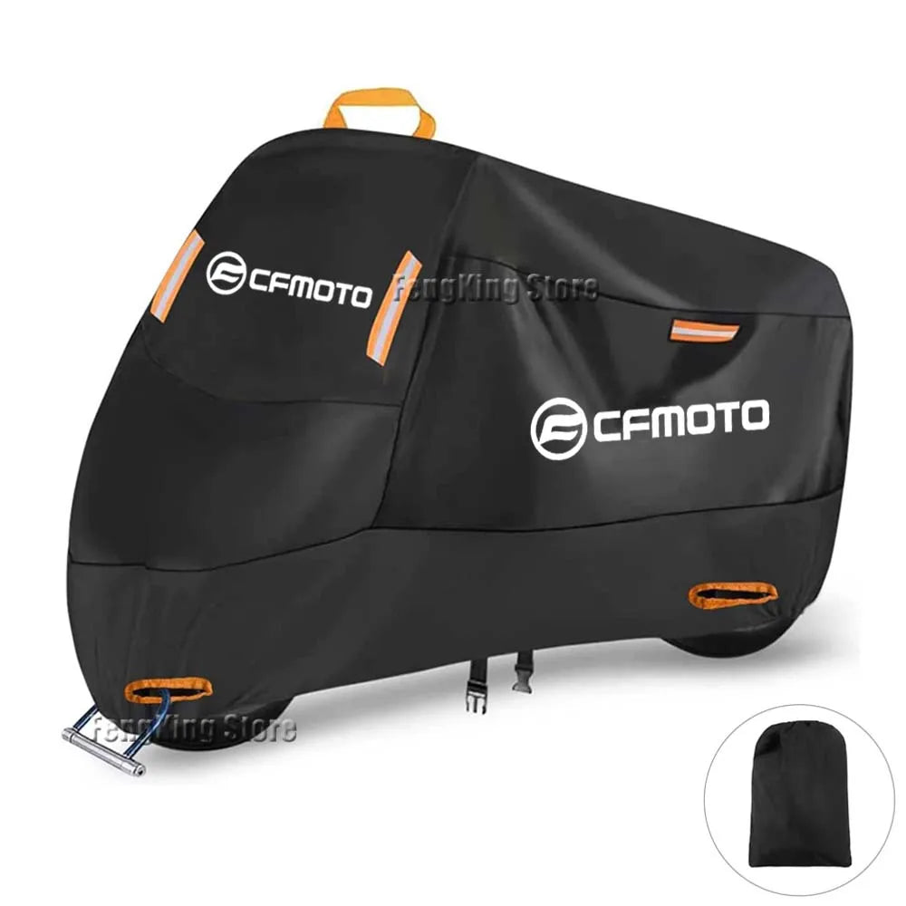Motorcycle Cover UV Protective Dustproof Outdoors Motorcycle Waterproof Cover for CFMOTO CF650 650NK 400NK 250NK 400GT 650MT