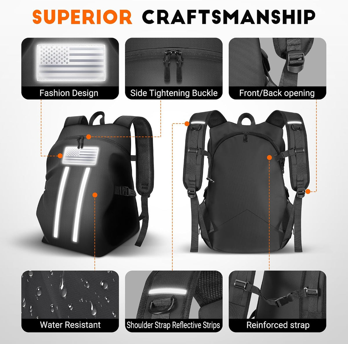 Motorcycle Helmet Backpack