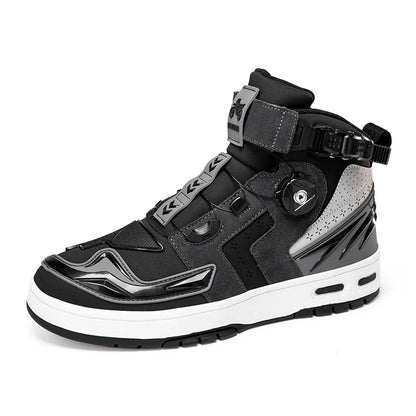 Breathable Motorcycle Boots Men Women Biker Shoes Casual Men'S Sneakers Microfiber Motocross Shoes Motorcycle Supplies