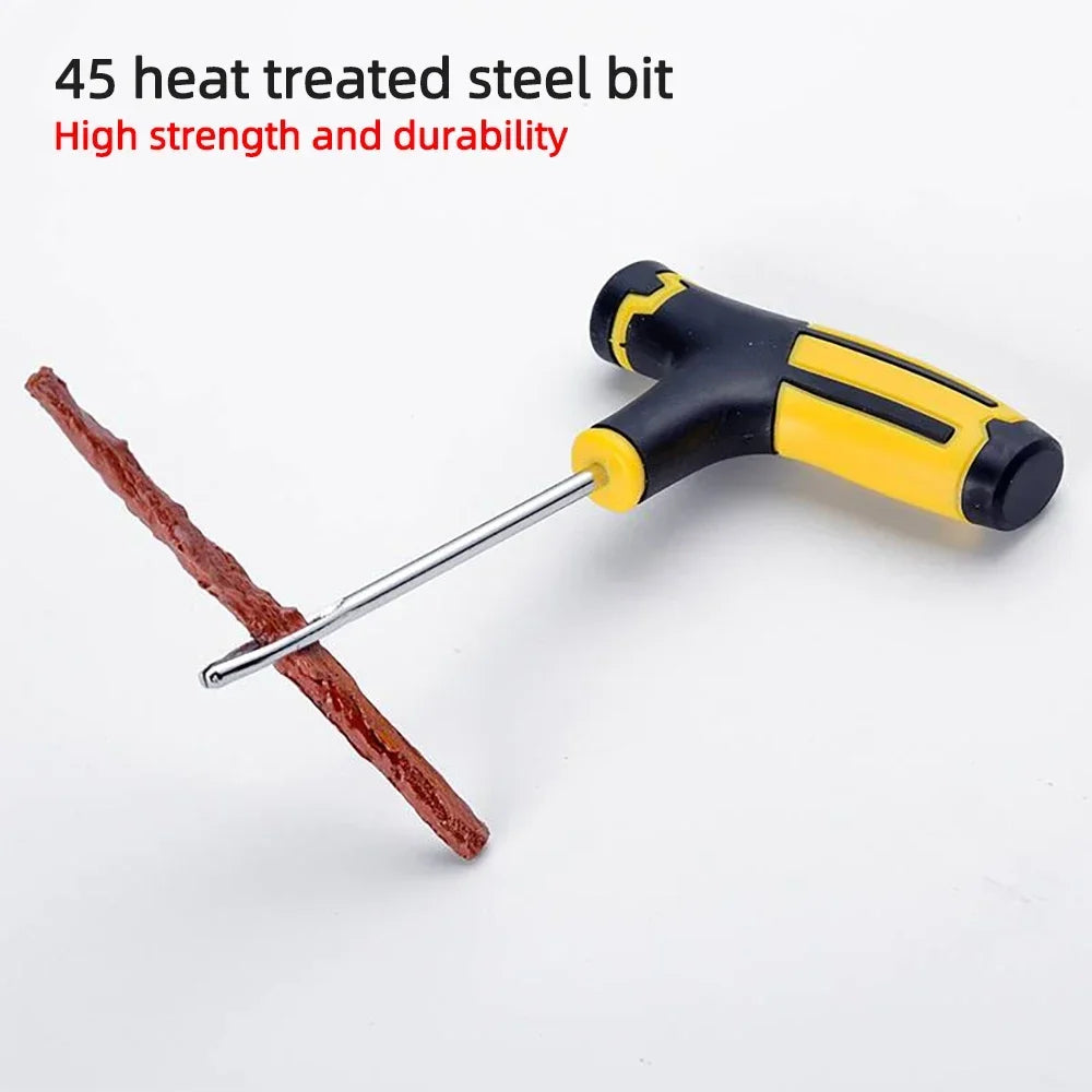Motorcycle Tire Repair Kit Car Puncture Plug Tools Tyre Puncture Emergency for Tire Strips Stirring Glue Repair Tool Kit
