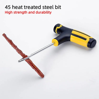 Motorcycle Tire Repair Kit Car Puncture Plug Tools Tyre Puncture Emergency for Tire Strips Stirring Glue Repair Tool Kit