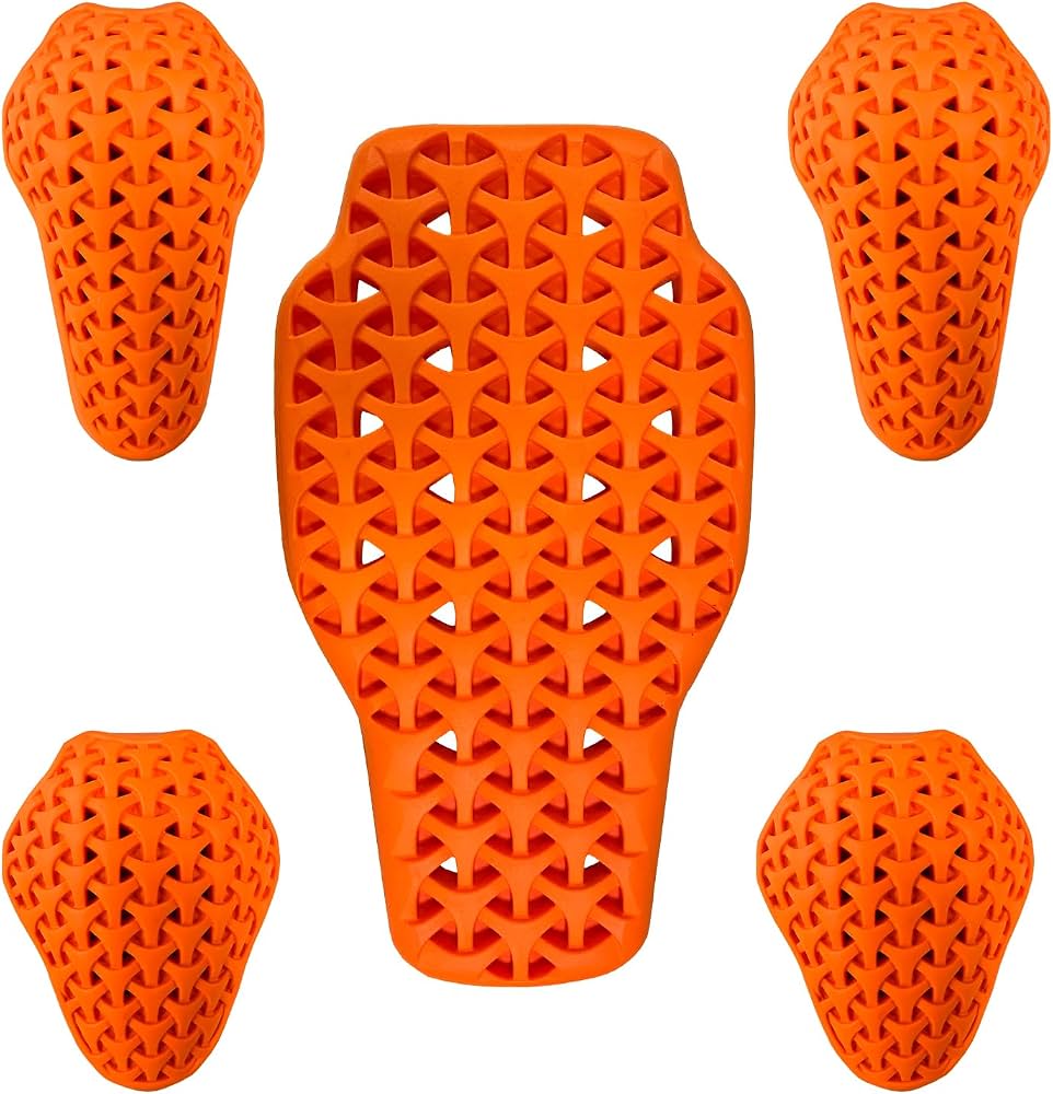 Certified Armor Pads Set Elbow Shoulder Back for Motorcycle Jackets