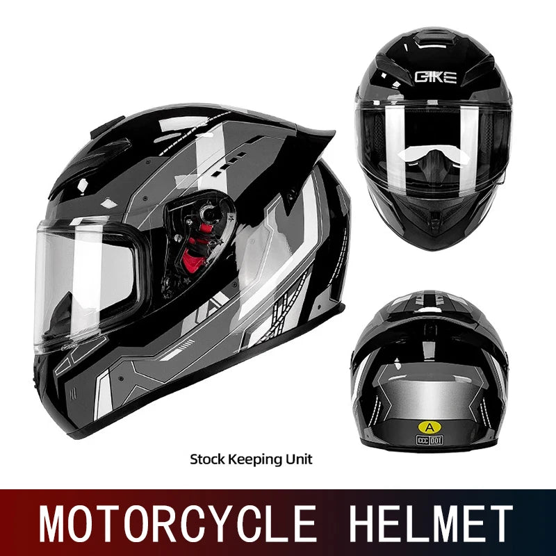 DOT Motorcycle Full Helmet Male Large Tail Retro Cruise Motorcycle Helmet Motorcycle Helmet Full Coverage to Keep Warm.