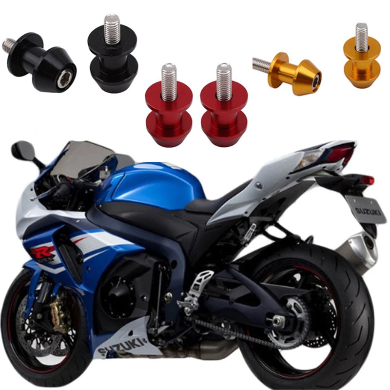 8Mm Aluminum Motorcycle Stand Swingarm Spools Slider Stand Screw Swingarm Motorcycle Accessory 2024 New Brand