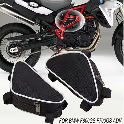 Compact Motorcycle Frame Bags · 2-Piece Set