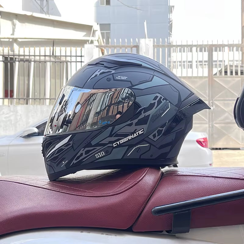Brand New Genuine JIEKAI 316 High Quality Full Face Motorcycle Helmet Men Racing Motorcycle Helmet Capacitance