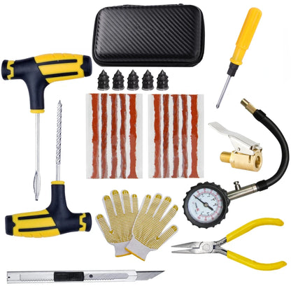 Motorcycle Tire Repair Kit Car Puncture Plug Tools Tyre Puncture Emergency for Tire Strips Stirring Glue Repair Tool Kit