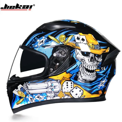 Brand New Genuine JIEKAI 316 High Quality Full Face Motorcycle Helmet Men Racing Motorcycle Helmet Capacitance